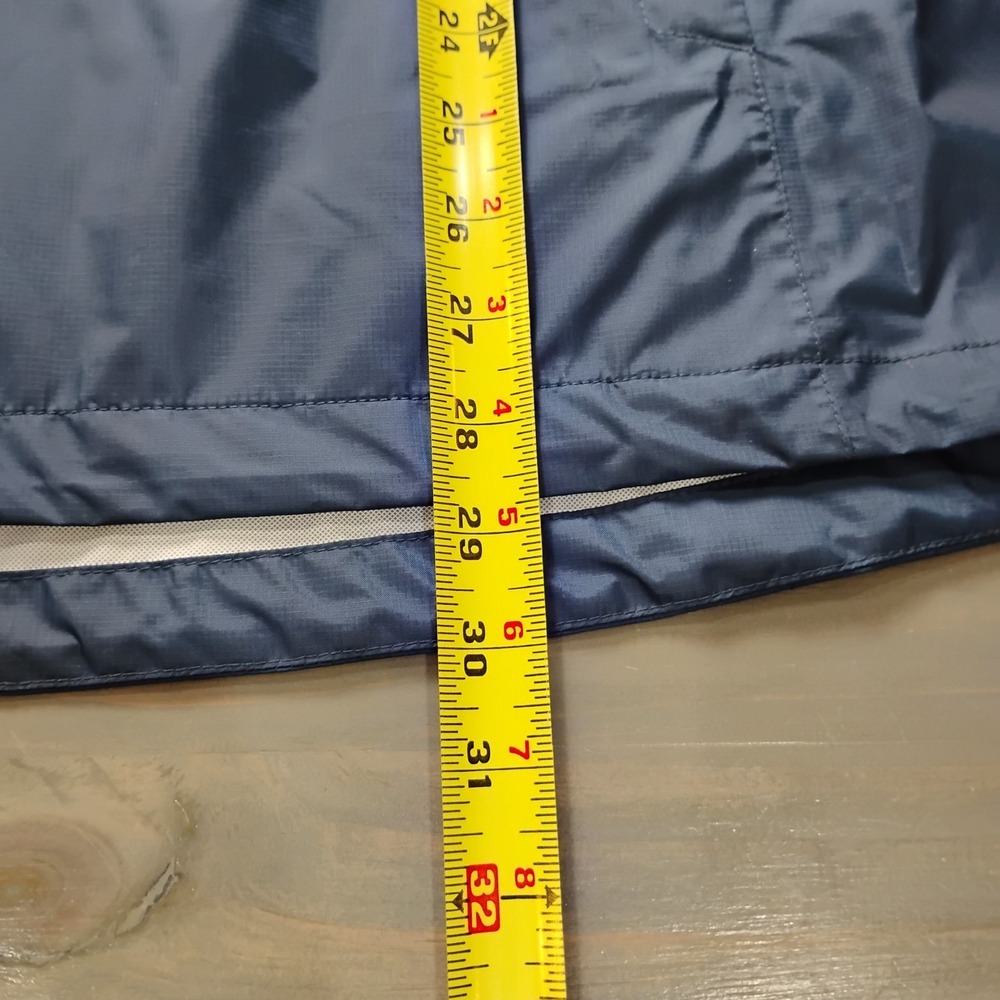 LL Bean Trail Model Rain Jacket Womens 3XL Navy Blue Waterproof Packable Plus Sz - Picture 12 of 14